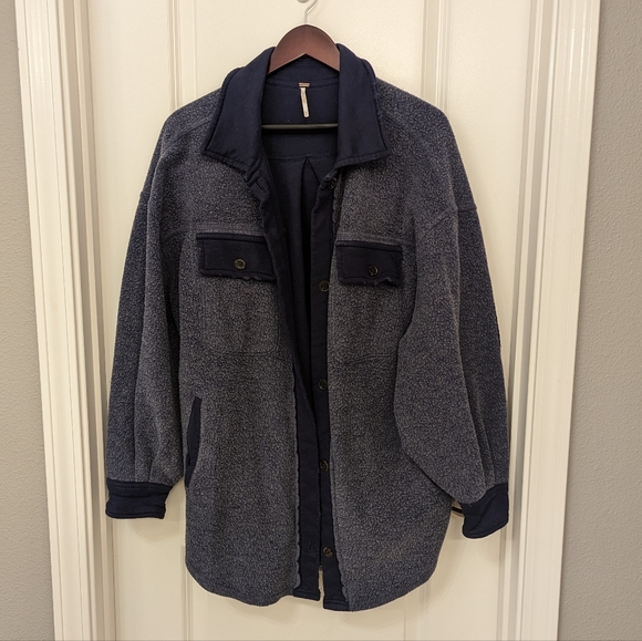 Free People Jackets & Blazers - Free People Ruby Jacket - blue